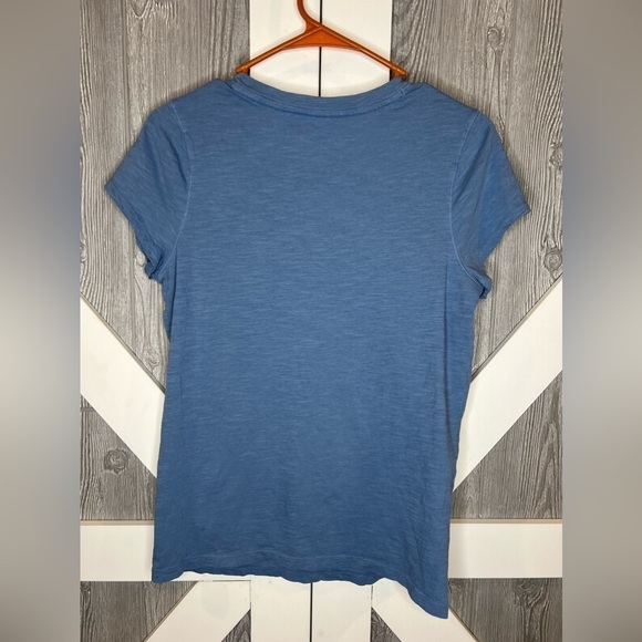 BAG159. Universal Thread Blue Heathered Short Sleeve 100% Cotton Tee M - Picture 5 of 5